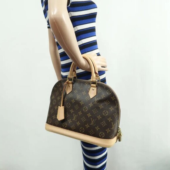 100% Authentic Louis Vuitton Alma Canvas Tote - Picture 12 of 12